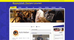 Desktop Screenshot of damesbasketleuven.be